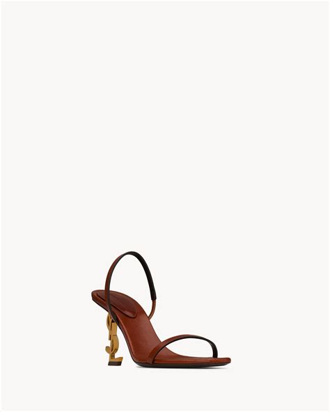 talon ysl opyum|OPYUM slingback sandals in vegetable.